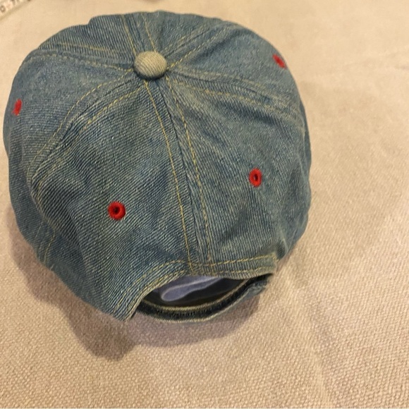 Vintage Walt Disney Mickey Mouse Denim Cap - Picture 4 of 5